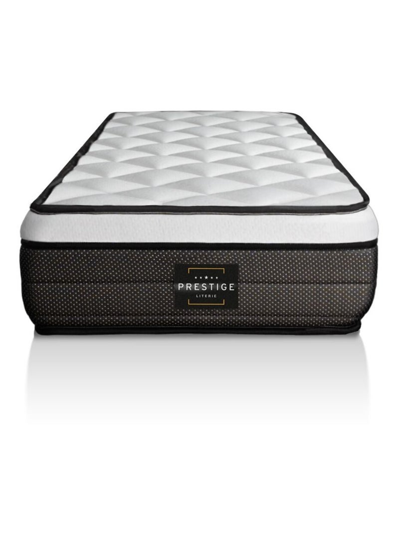 Matelas Ressorts ensachés et mémoire de forme Suite Blanc - Kiabi
