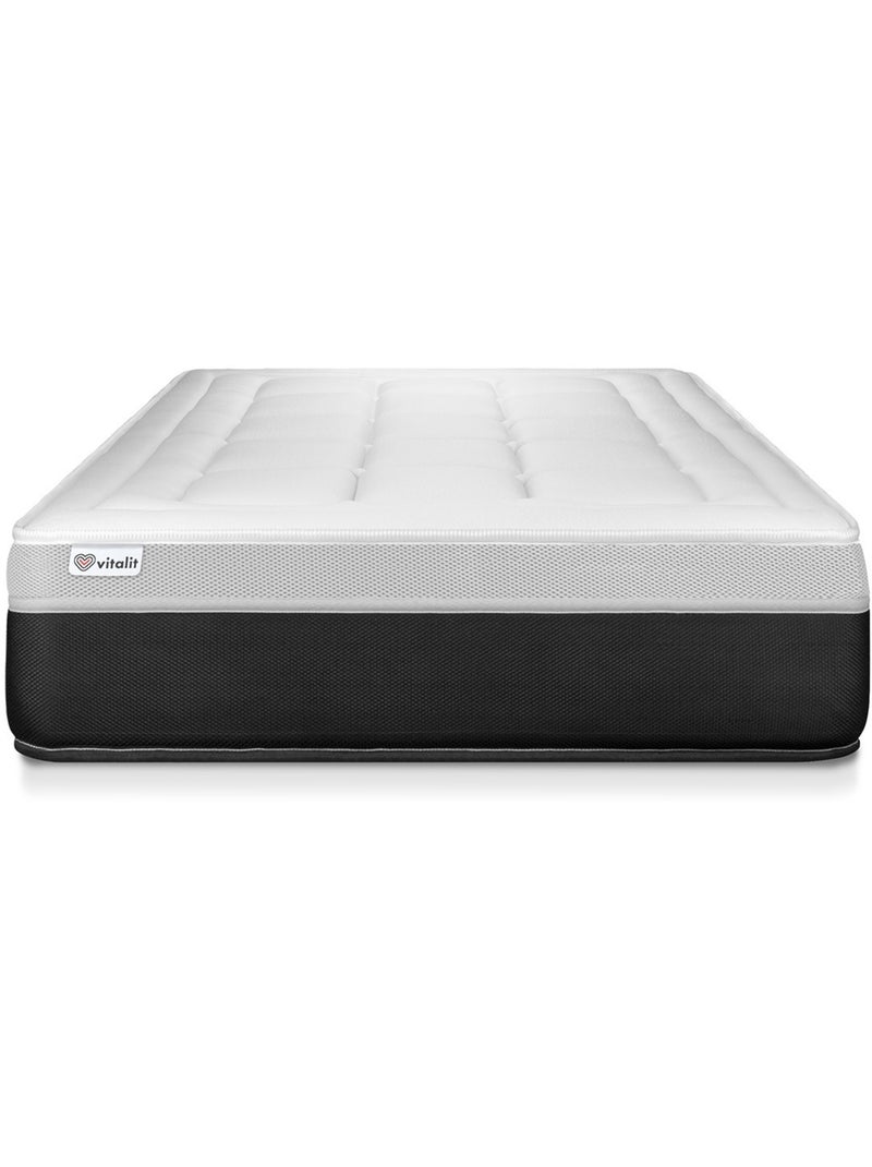 Matelas Ressorts ensachés et mémoire de forme VITAL FORM Blanc - Kiabi