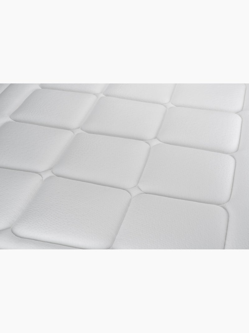 Matelas Ressorts ensachés et mémoire de forme VITAL FORM Blanc - Kiabi
