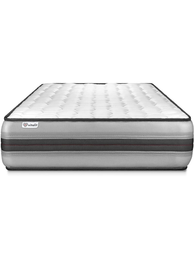 Matelas Ressorts ensachés et mémoire de forme VITALPOWER RECOVER Blanc - Kiabi