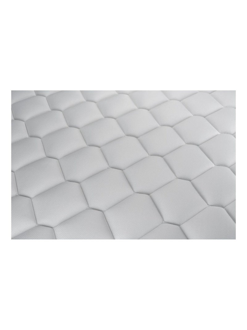 Matelas Ressorts ensachés et mémoire de forme VITALSPRING ZEN Blanc - Kiabi
