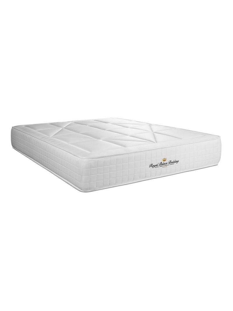 Matelas Ressorts ensachés et mémoire de forme Windsor Blanc - Kiabi
