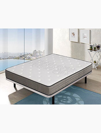 Matelas ressorts ensaches ’HERA SPRING’ épaisseur 20 cm mousse a mémoire de forme
