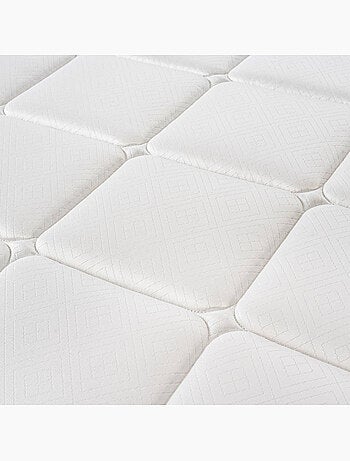 Matelas ressorts ensachés, mémoire de forme et laine L’ESCAPADE - Epeda