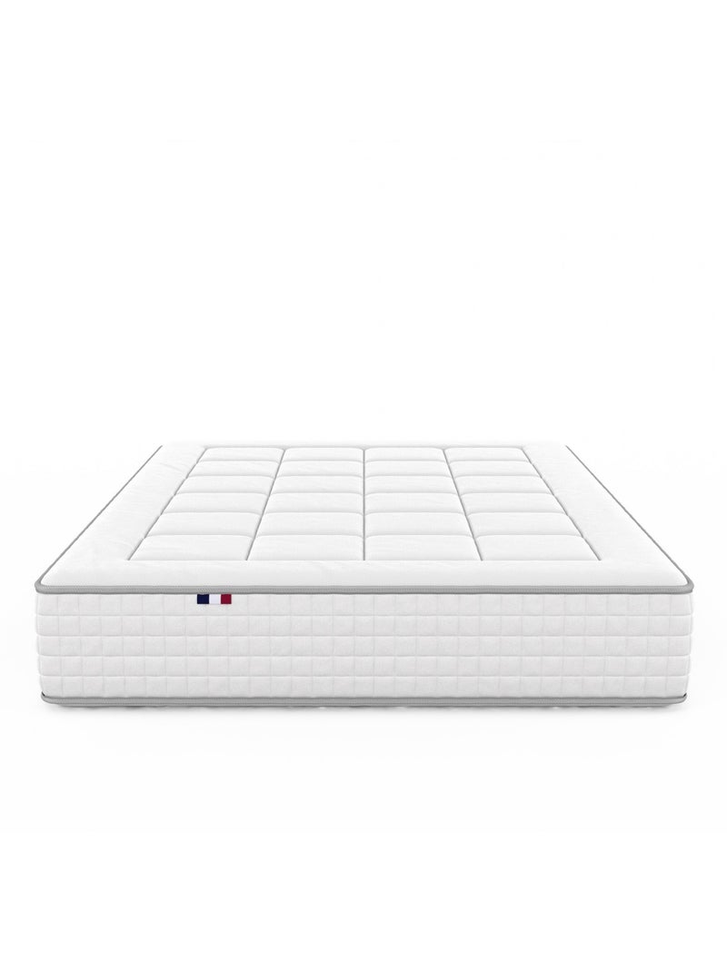 Matelas ressorts ensachés PALACIO - soutien ferme et confort équilibré - 160 x 200 cm Blanc - Kiabi