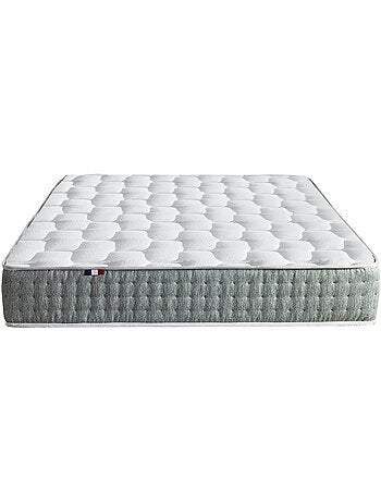 Matelas ressorts ensachs 7 zones HYGGE - soutien ferme et rversible - 140 x 190 cm
