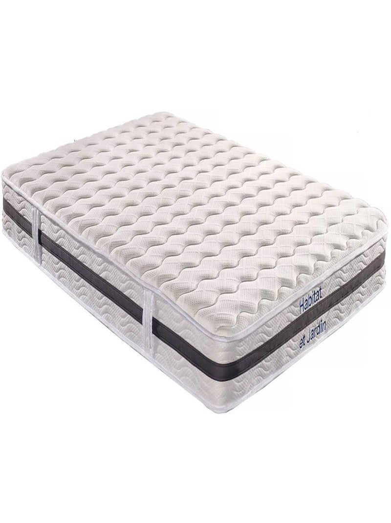Matelas ressorts et mémoire de forme "Viva First" - 140 x 190 x 26 cm N/A - Kiabi
