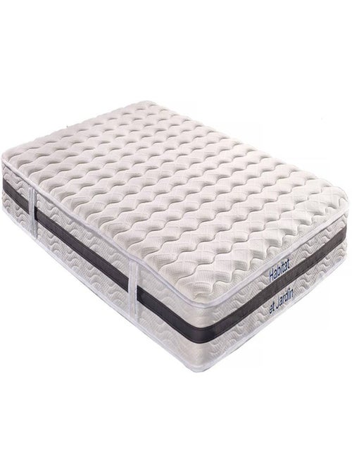 Matelas ressorts et mémoire de forme "Viva First" - Habitat et jardin - Kiabi