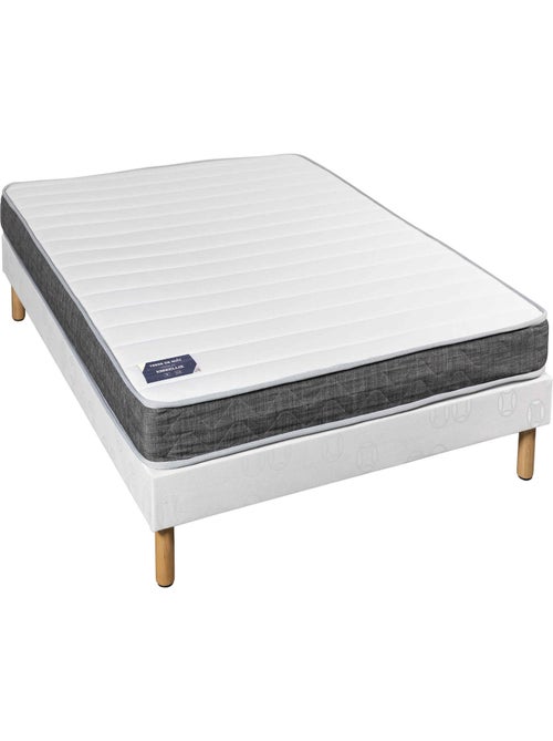 Matelas ressorts, sommier pieds EMBELLIE - Kiabi