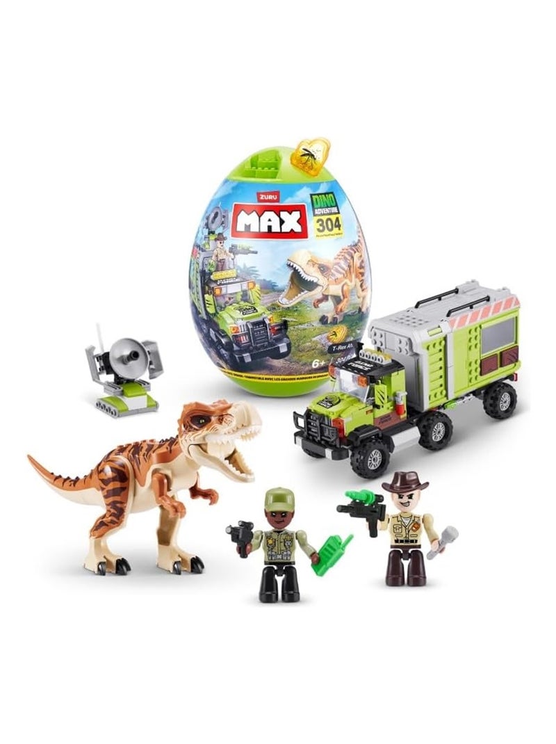MAX Build More - Aventure de Dino T-Rex attaque (310 blocs) Multicolore - Kiabi