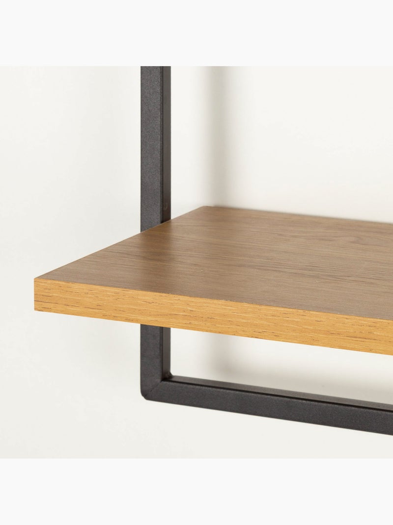 Max home bibliothèque murale en bois 1 étagère 65x20x35 cm Bois naturel - Kiabi