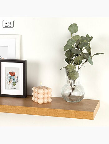 Max home etagère murale en bois 100x23x4 cm