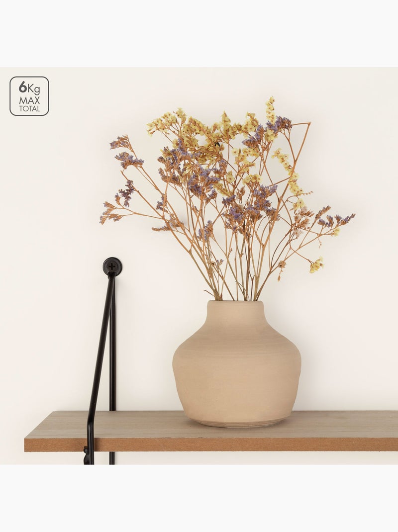 Max home etagère murale en bois 3 étagères 50x12x49 cm Bois naturel - Kiabi