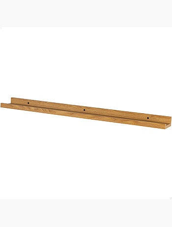 Max home etagère murale en bois avec bordure 120x10x4 cm