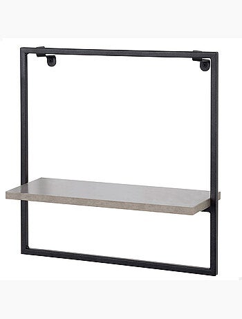 Max home etagère murale en ciment 35x12x35 cm