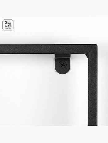 Max home etagère murale en ciment 35x12x35 cm