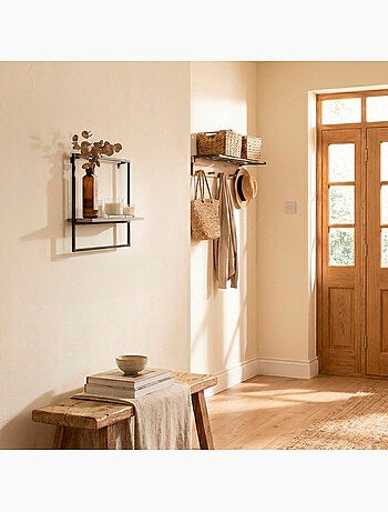 Max home etagère murale en ciment 35x12x35 cm