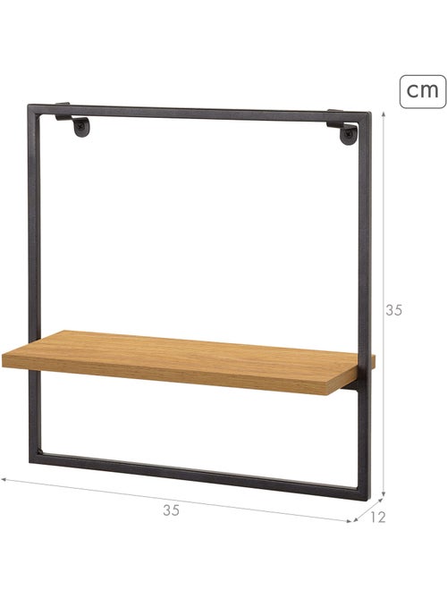 Max home etagères murales en bois 35x12x35 cm - Kiabi