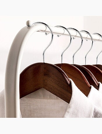 Max home pack de 80 cintres en bois marron