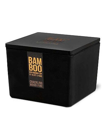 Maxi-bougie bambou flambée et crépitements