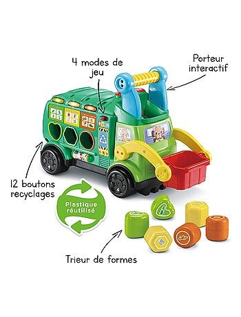 Maxi camion poubelle recyclo'formes