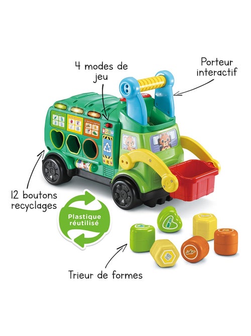 Maxi camion poubelle recyclo'formes - Kiabi