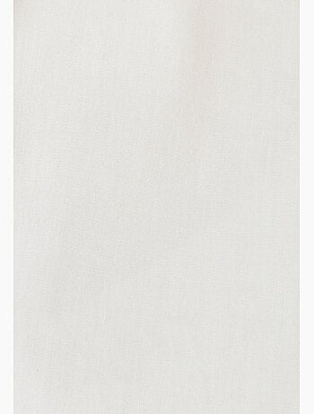 Maxi-chemise popeline unie - Damart