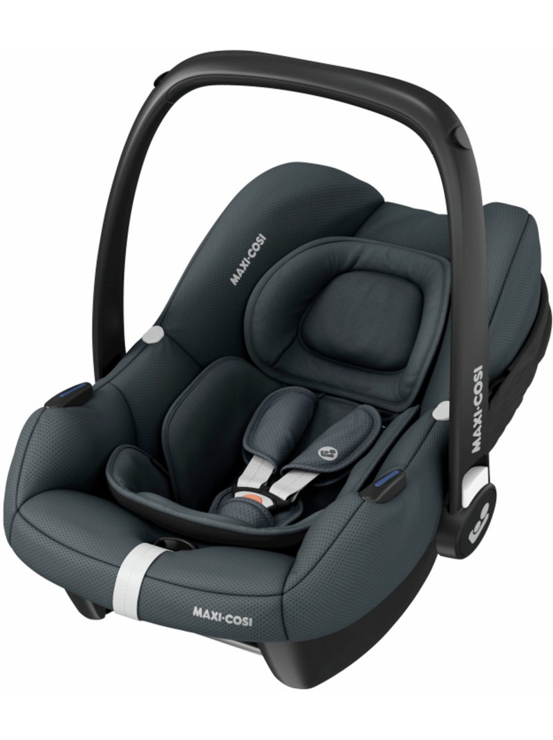 Maxi-Cosi CabrioFix i-Size + Embase, Siège Auto Bébé, 0 à 12 mois, 12 kg max., Siège Auto ISOFIX Gris foncé - Kiabi