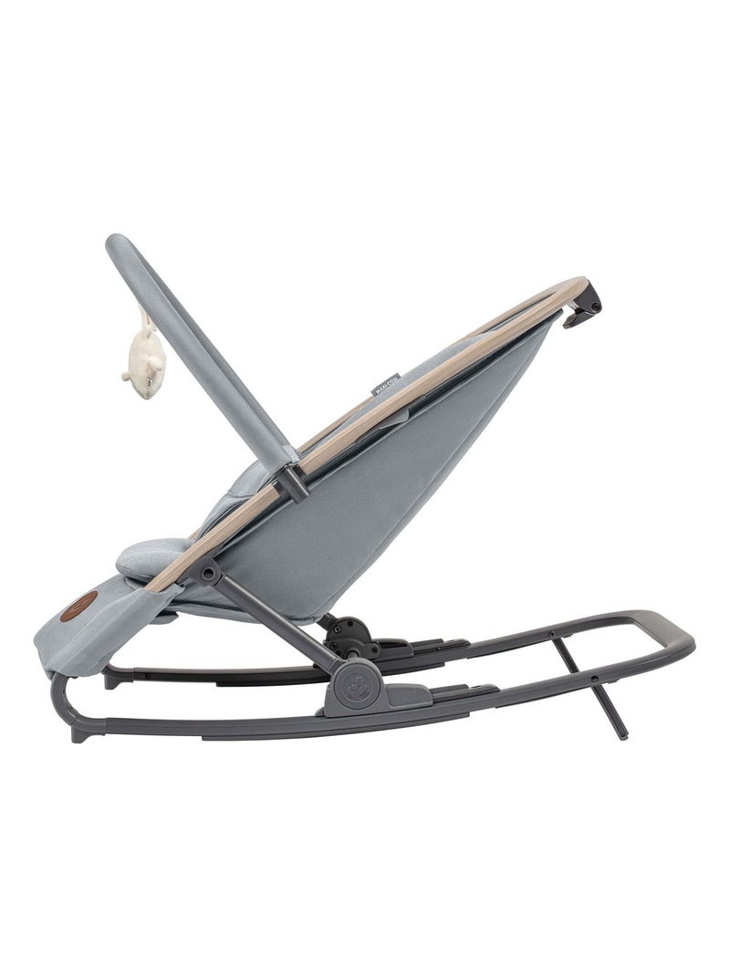 MAXI-COSI Kori ECO, Transat léger, fonction balancelle, De 0 à 2 ans (15kg) Gris Gris anthracite - Kiabi