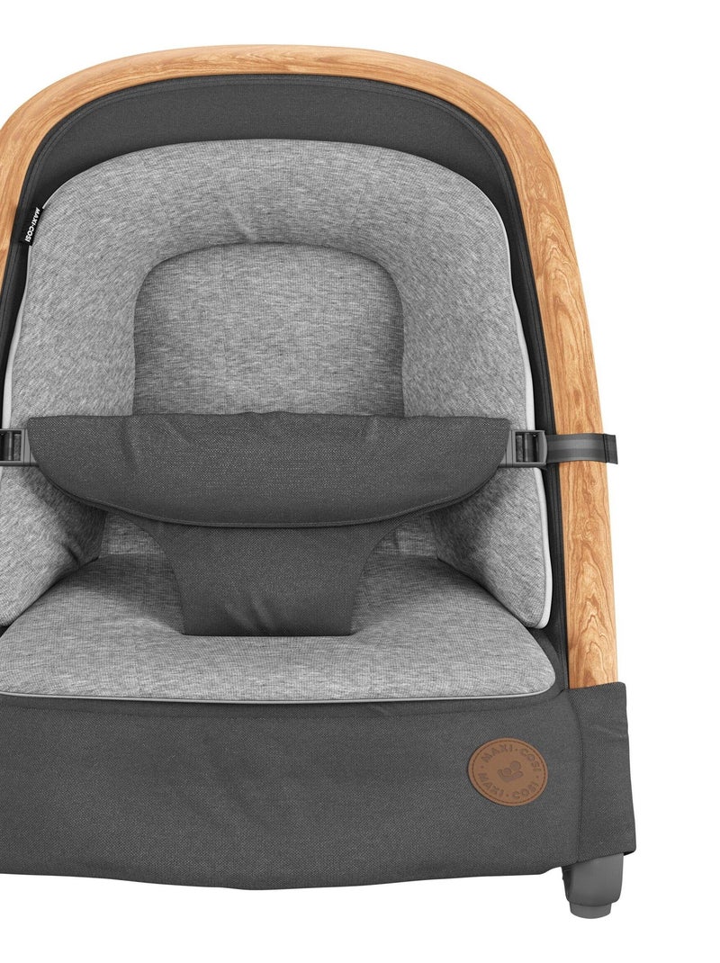MAXI-COSI Kori Transat léger et pliable, De la naissance à 6 mois (jusqu'à 9kg), Essential Graphite Gris foncé - Kiabi
