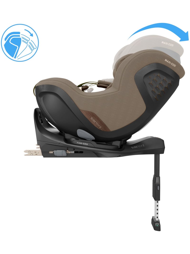Maxi-Cosi Pearl Slide Pro coulissant et pivotant Beige - Kiabi
