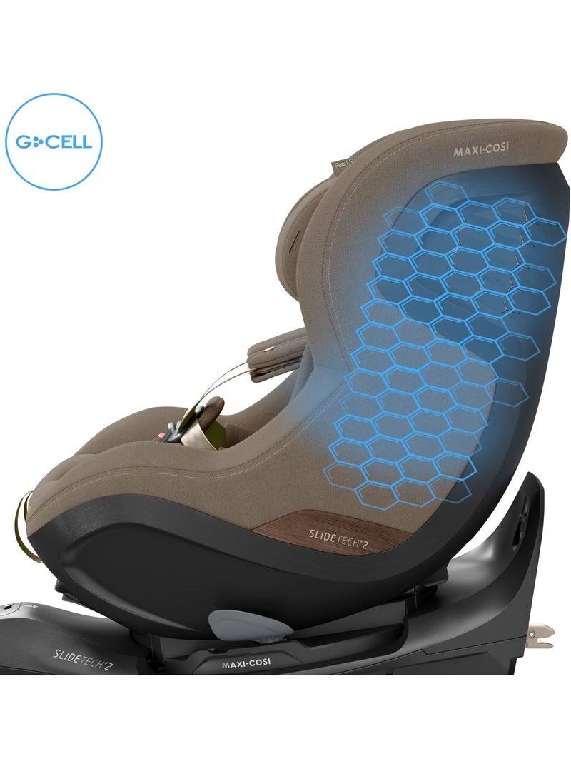 Maxi-Cosi Pearl Slide Pro coulissant et pivotant Beige - Kiabi