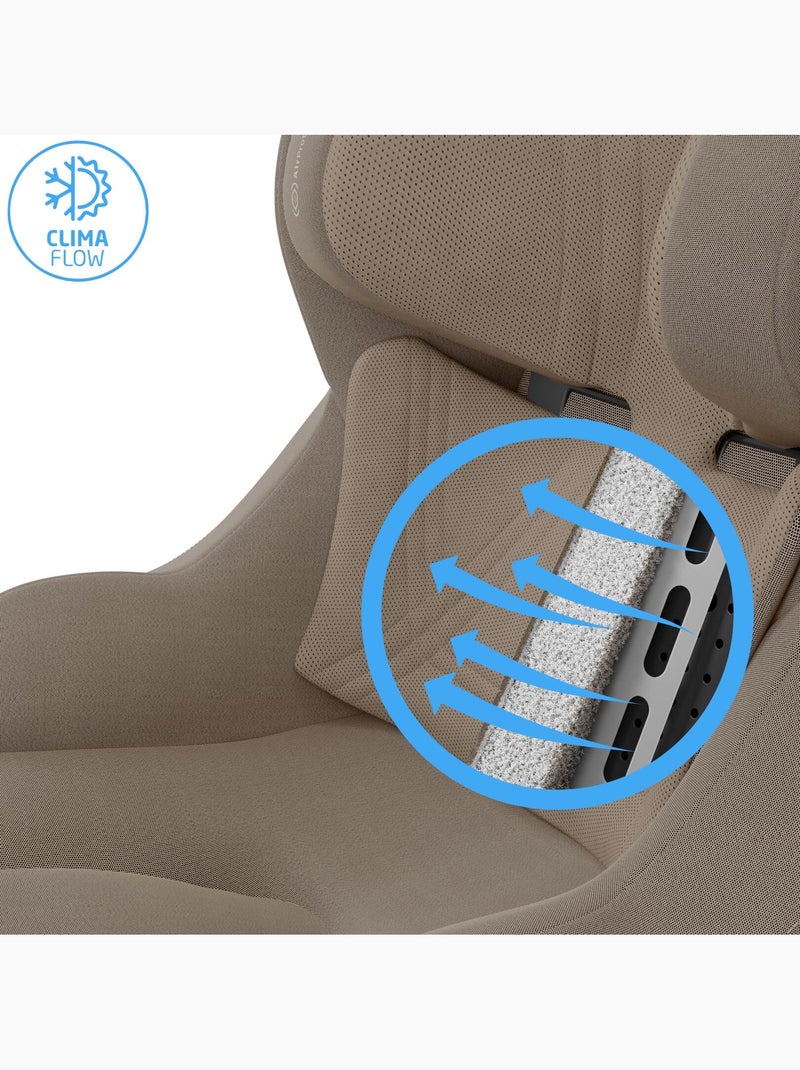 Maxi-Cosi Pearl Slide Pro coulissant et pivotant Beige - Kiabi