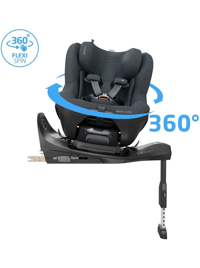 Maxi-Cosi Pearl Slide Pro coulissant et pivotant Gris foncé - Kiabi