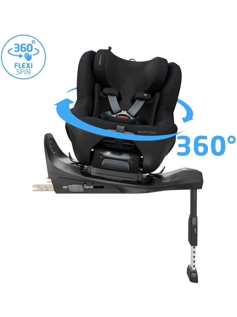 Maxi-Cosi Pearl Slide Pro coulissant et pivotant Noir Noir - Kiabi