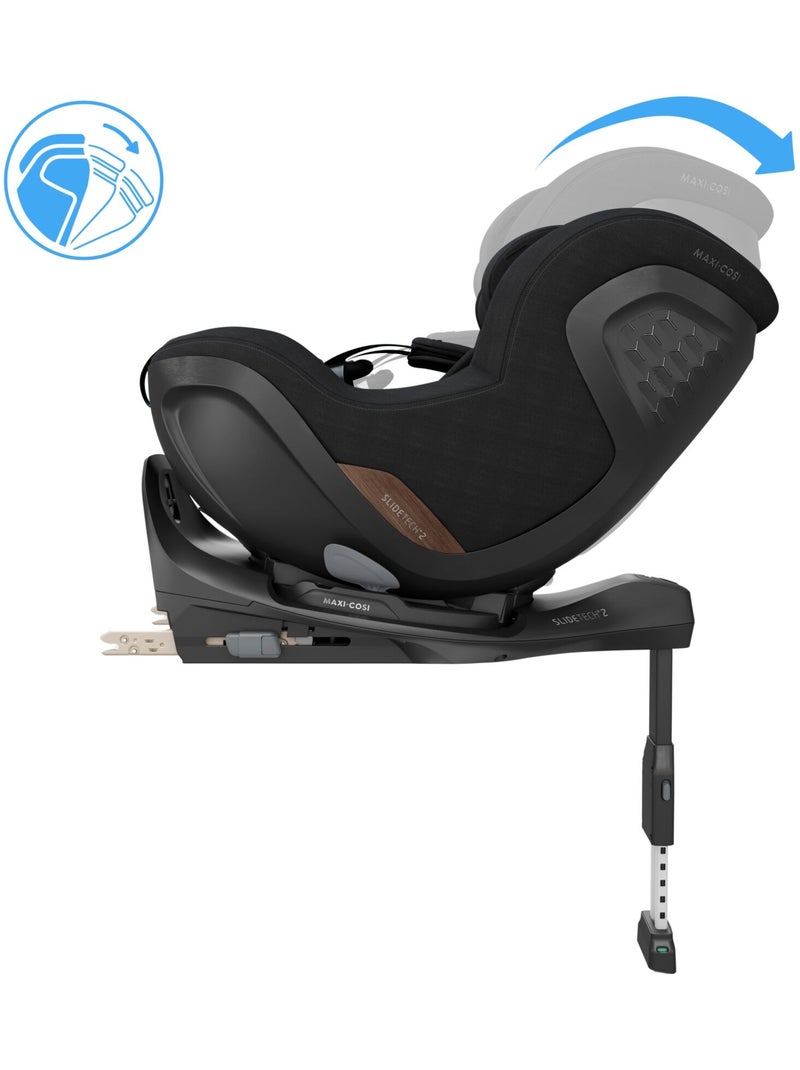 Maxi-Cosi Pearl Slide Pro coulissant et pivotant Noir Noir - Kiabi