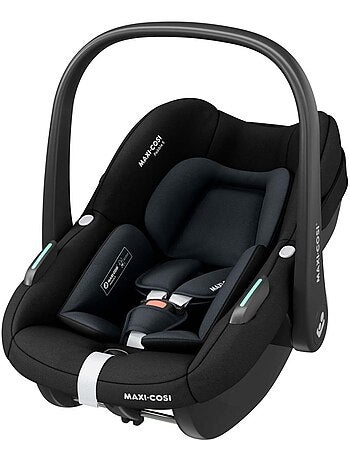 MAXI-COSI Pebble S, de la naissance à 15 mois, i-Size, Confortable, Tonal Black