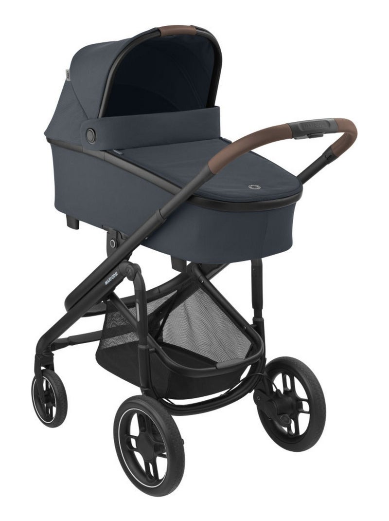 MAXI-COSI poussette Duo combinée Plaza Plus, 0 à 4 ans (22kg), Nacelle incluse Gris - Kiabi