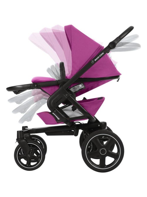 MAXI COSI Poussette Nova 4 roues, Tout-terrain, confortable, De 0 à 3,5 ans, Frequency Pink - Kiabi