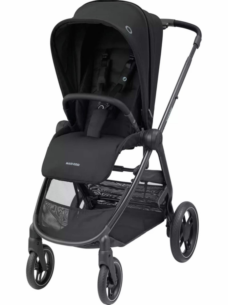 MAXI-COSI Poussette Street Plus avec nacelle,0 à 4 ans, Confortable et Polyvalente Noir - Kiabi