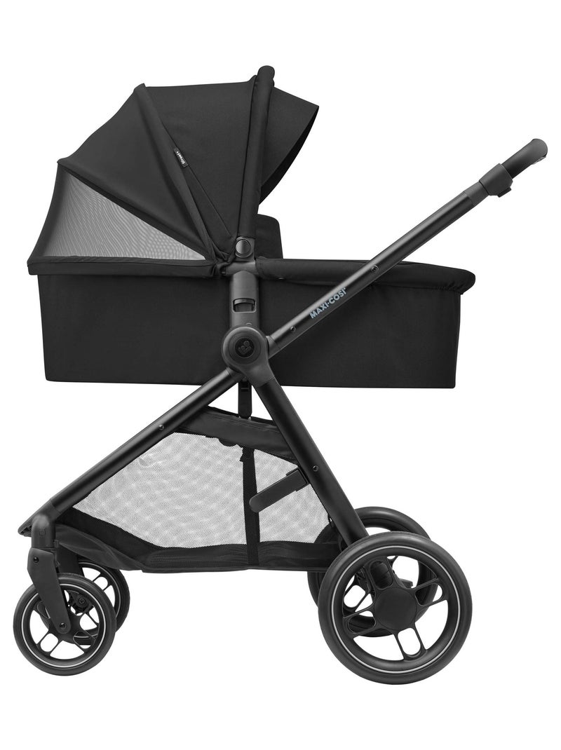 MAXI-COSI Poussette Street Plus avec nacelle,0 à 4 ans, Confortable et Polyvalente Noir - Kiabi