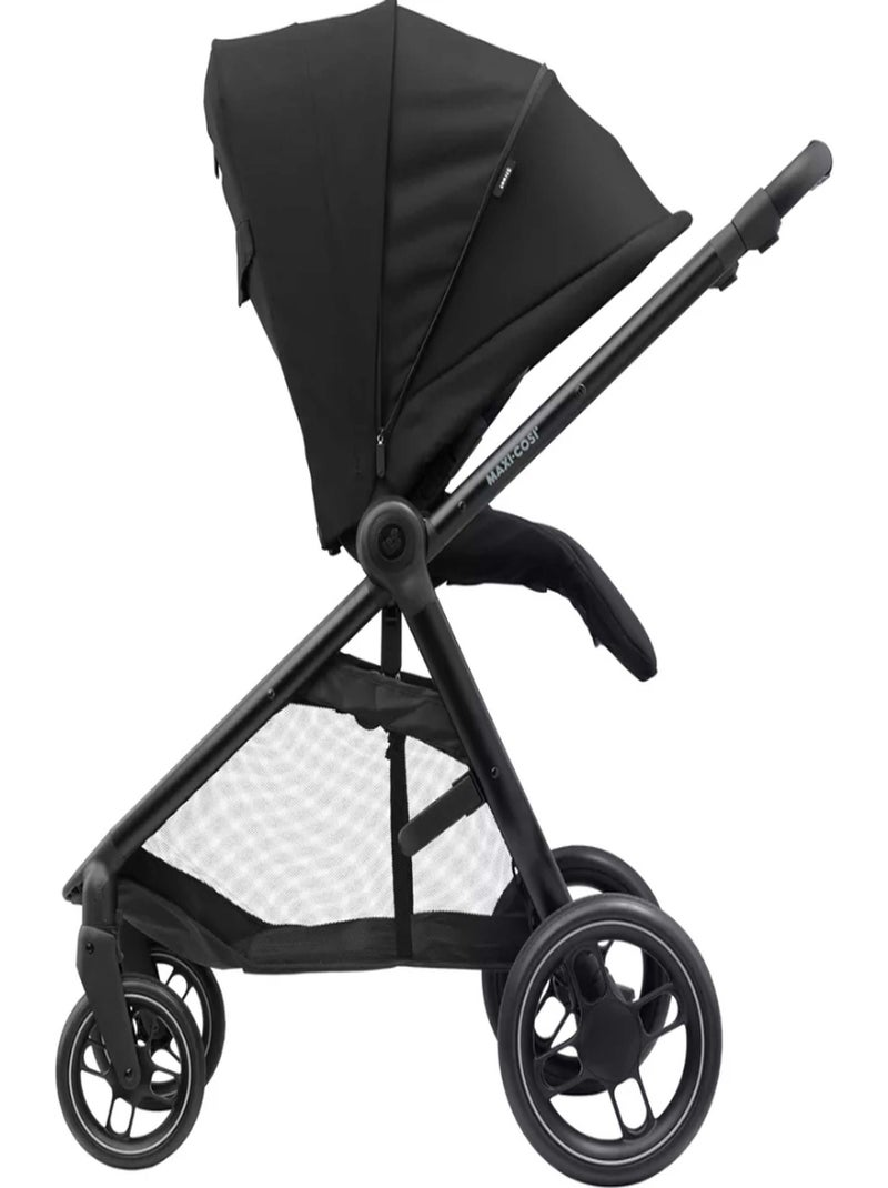 MAXI-COSI Poussette Street Plus avec nacelle,0 à 4 ans, Confortable et Polyvalente Noir - Kiabi