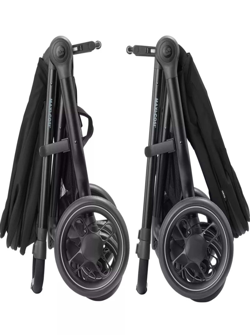 MAXI-COSI Poussette Street Plus avec nacelle,0 à 4 ans, Confortable et Polyvalente Noir - Kiabi