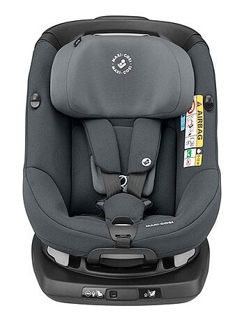 Maxi cosi siège auto axissfix, group 0+/1, pivotant, i-size, de 4 mois à 4 ans, authentic graphite