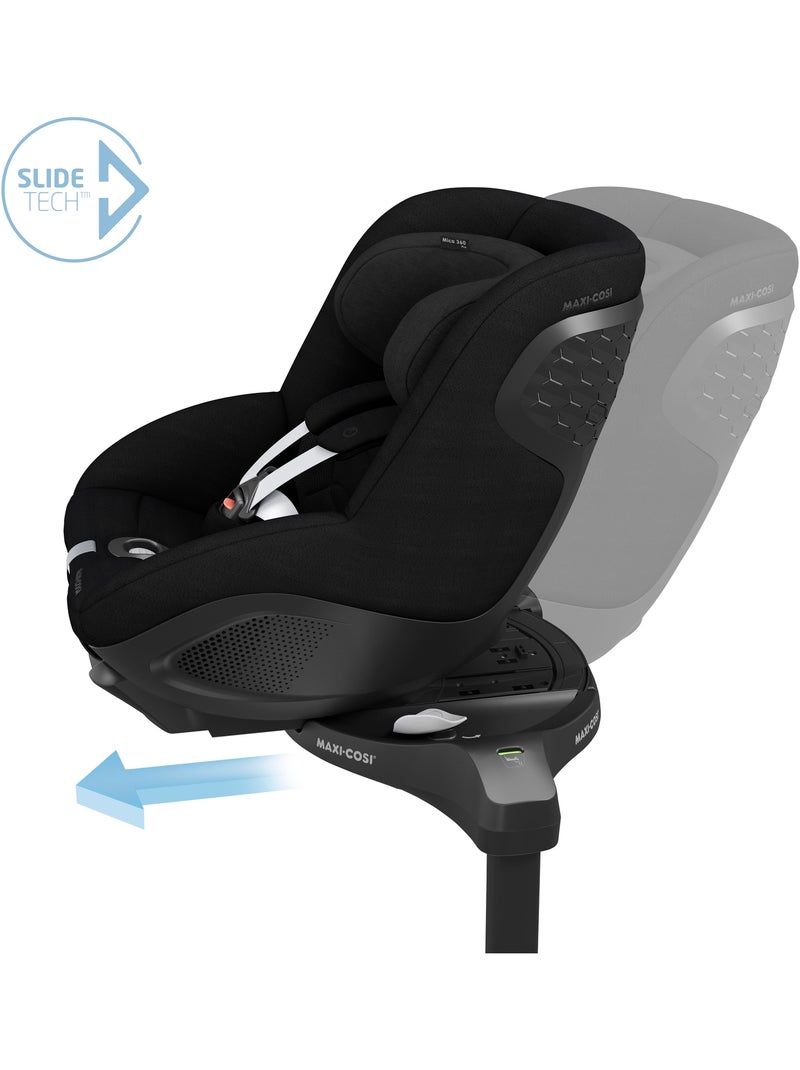 Maxi-cosi siège auto évolutif pivotant et coulissant mica 360 pro Noir Noir - Kiabi