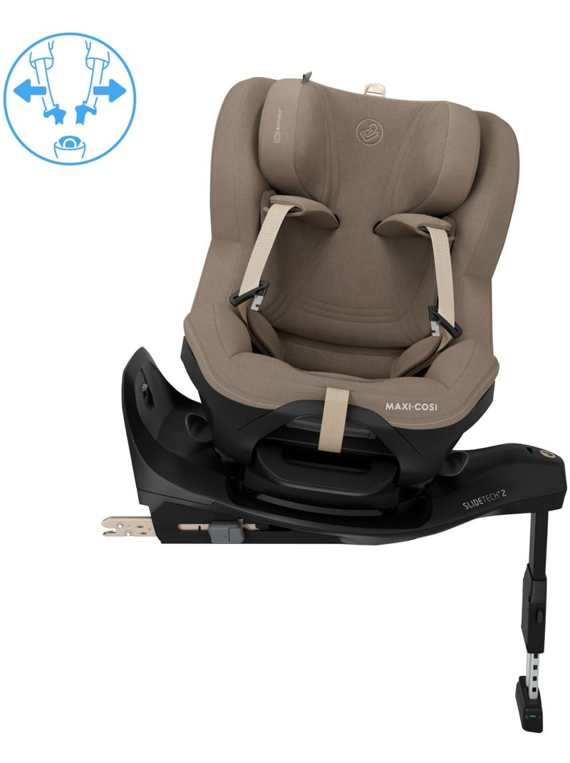 Maxi-cosi siège auto pivotant et coulissant mica slide pro Beige - Kiabi