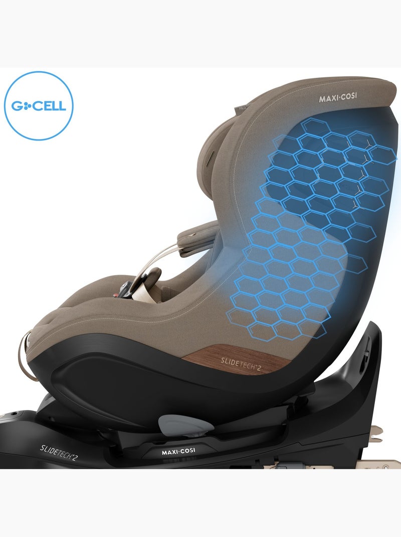 Maxi-cosi siège auto pivotant et coulissant mica slide pro Beige - Kiabi