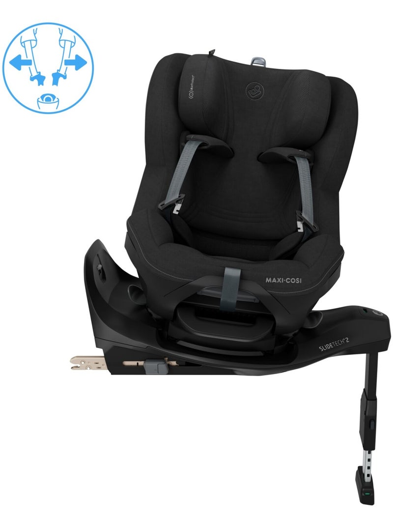 Maxi-cosi siège auto pivotant et coulissant mica slide pro Noir Noir - Kiabi