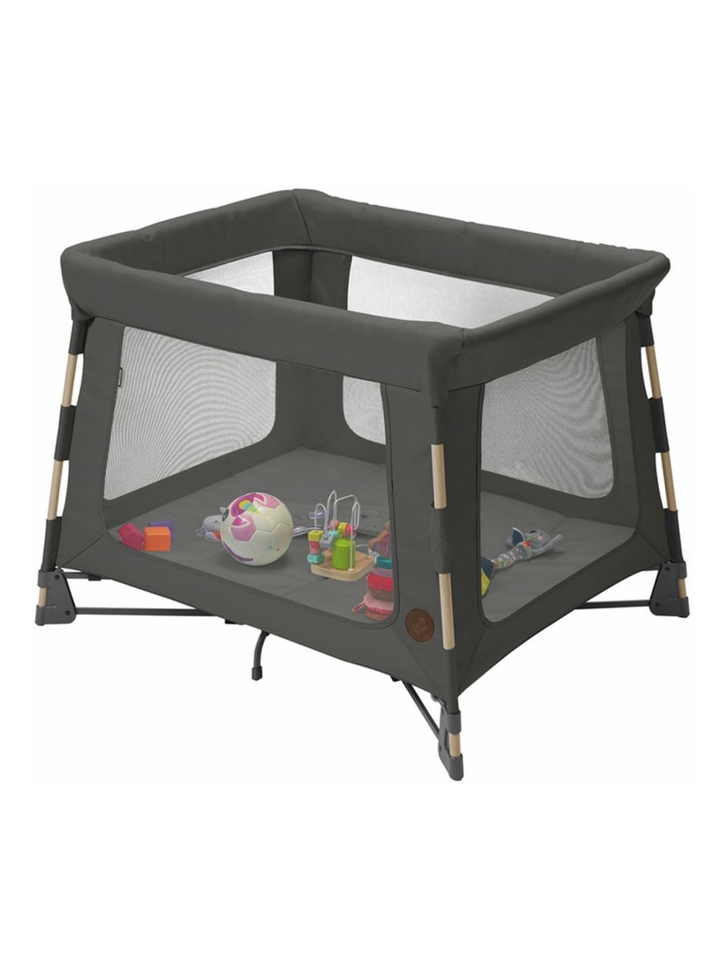 MAXI-COSI Swift ECO, Lit de voyage 3 en 1: Berceau, Lit et Parc, léger, 0 - 3.5 ans Gris foncé - Kiabi