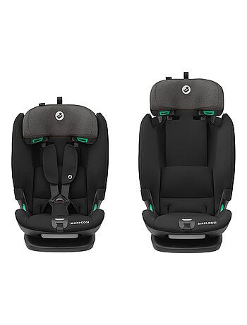 MAXI-COSI Titan Plus i-Size, siège auto multi-âge, 76 - 150 cm, 15 mois/12 ans, Authentic Black